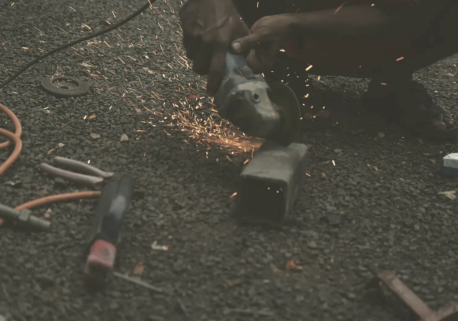 Fasteners, tapes & tools — workshop detail